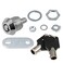 uxcell Tubular Cam Lock 78 Cylinder Length Fits on 58 Max Panel Thickness Zinc Alloy Chrome Finish Keyed Different