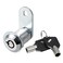 uxcell Tubular Cam Lock 78 Cylinder Length Fits on 58 Max Panel Thickness Zinc Alloy Chrome Finish Keyed Different
