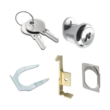 LanKstet Vertical File Cabinet Lock Kit Replacement for HON F24 F28 SRS 2185 with 2 KeysKeyed Alike Drawer File Cabinet Lock Parts