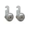 VictorsHome Cabinet Cam Lock for Tool Box RV Door Mailbox Drawer File Cabinet 34 Inch 20mm Cylinder Length Fits for 12 Inch Max Panel Thickness Chrome Finish Keyed Alike 2 Pack