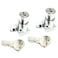 XMHF Plunger Push Lock For Sliding Glass Door Display Case Showcase Hinged Glass Cabinet Lock Fit for 5mm8mm Thick 2Pcs Key Different