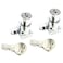 XMHF Plunger Push Lock For Sliding Glass Door Display Case Showcase Hinged Glass Cabinet Lock Fit for 5mm8mm Thick 2Pcs Key Different