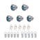 Xnrtop Cam Locks Cabinet Locks Keyed Alike Cylinder Length Fits on 04 Secure File Drawer Mailbox RV Storage Tool Box Replacement Lock Set Zinc Alloy58 Inch 5 Pcs 16 mm 88A16