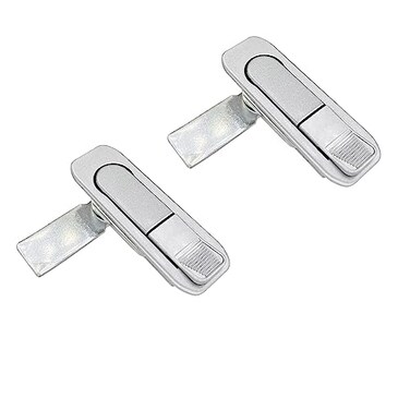 Xnrtop Electric Cabinet Panel Pop Up Lock Push Button Door Cam Locks Silver No Keys