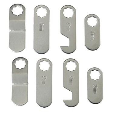 YHXiXi 8PCS 2Sets Cabinet Cam Lock Secure Important Files and Drawers Max Panel Thickness Keyed Alike