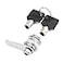 Hicello 16mm Zinc Cam Lock with 2 Keys Tubular Lock for Cabinet Mailbox Drawer Wardrobe Tool Box Replacement Hardware for Furniture Locker