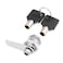 Hicello 16mm Zinc Cam Lock with 2 Keys Tubular Lock for Cabinet Mailbox Drawer Wardrobe Tool Box Replacement Hardware for Furniture Locker