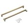 Aibeli 10 Pack 1235 Inch Champagne Bronze Cabinet Pulls Square Kitchen Pulls for Cabinets Champagne Drawer Handles Modern Stainless Steel Kitchen Hardware