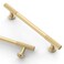 Asidrama 30 Pack 5 Inch128mm Brushed Gold Cabinet pulls Kitchen Cabinet Handles Cabinet Pulls Kitchen Cabinet Hardware for Cupboard Drawer Pulls