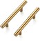 Ravinte 30 Pack 6 inch Cabinet Pulls Brushed Brass Stainless Steel Kitchen Drawer Pulls Cupboard Handles Cabinet Handles 375 Hole Center