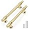 Rergy 30 Pack 5 Inch Gold Cabinet Pulls HeavyDuty Kitchen Cabinet Handles RustResistant and Durable Drawer Pulls Zinc Alloy Hardware for CupboardClosetCabinets
