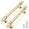 Rergy 30 Pack 5 Inch Gold Cabinet Pulls HeavyDuty Kitchen Cabinet Handles RustResistant and Durable Drawer Pulls Zinc Alloy Hardware for CupboardClosetCabinets