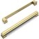 Amerdeco 10 Pack Brushed Gold Cabinet Pulls 712 Inch Hole Center Drawer Pulls Cabinet Hardware Solid Kitchen Cabinet Handles for Bathroom Drawer Pulls Dresser Pulls ZH0001