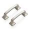 Ravinte 30 Pack Solid 3 Square Foot Arch Pulls Kitchen Cabinet Handles Brushed Nickel Pulls Silver Dresser Kitchen Cupboard Hardware Handles for Cabinets Cupboard Drawers