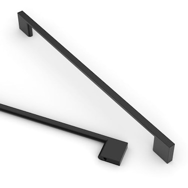 Asidrama 10 Pack 10 Inch256mm Matte Black Kitchen Cabinet Handles Cabinet Pulls Kitchen Cabinet Hardware for Cupboard Drawer Pulls