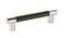 Amerock Cabinet Pull Polished NickelBlack Bronze 5116 inch 128 mm CentertoCenter Esquire 1 Pack Drawer Pull Drawer Handle Cabinet Hardware
