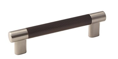Amerock Cabinet Pull Satin NickelOilRubbed Bronze 5116 inch 128 mm CentertoCenter Esquire 1 Pack Drawer Pull Drawer Handle Cabinet Hardware
