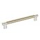 Amerock Cabinet Pull Polished NickelGolden Champagne 8 inch 203 mm CentertoCenter Esquire 1 Pack Drawer Pull Drawer Handle Cabinet Hardware