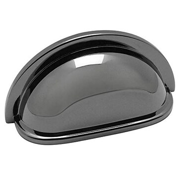 Cosmas 10 Pack 4310BN Black Nickel Cabinet Hardware Bin Cup Drawer Handle Pull 3 Inch 76mm Hole Centers