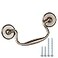 MOOD.SC MOODSC 4 Pack 2 34 CC Bail Drawer Pull Drop Swing Dresser Handles Hanging Pulls Cabinet Knobs Pull Antique Bronze Antique Brass Swan Neck Bail Pulls Hardware 70 mm 275 Hole Center