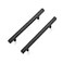Ravinte 5 Pack 738 Square Cabinet Pulls Matte Black Stainless Steel Kitchen Drawer Pulls Cabinet Handles 738Length5 Hole Center