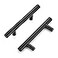 Ravinte 30 Pack 5 Cabinet Pulls Matte Black Stainless Steel Kitchen Drawer Cupboard Pulls Cabinet Handles 5 Length with 3 Hole Center