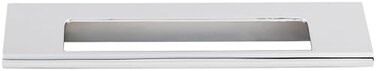 Top Knobs TK521PC Mercer Collection 5 Europa Cut Out Tab Pull Polished Chrome
