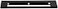 Top Knobs TK522BLK Mercer Collection 6 Europa Cut Out Tab Pull Flat Black