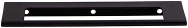 Top Knobs TK522BLK Mercer Collection 6 Europa Cut Out Tab Pull Flat Black