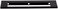 Top Knobs TK522BLK Mercer Collection 6 Europa Cut Out Tab Pull Flat Black