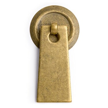 Hardware Philosophy Art Deco Leaf Brass Hardware Pulls 27 Inches Set of 2 Architectural Interior Design Furniture Cabinet Customization Hardware