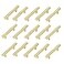 Kitmose 15 Pack Cabinet Pulls Brushed Gold Stainless Steel T Bar Pull Handles for Kitchen Cabinet Cupboard Drawer Door Handle Pull Knobs Overall Length 4 Hole Center 212