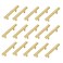 Kitmose 15 Pack Cabinet Pulls Brushed Gold Stainless Steel T Bar Pull Handles for Kitchen Cabinet Cupboard Drawer Door Handle Pull Knobs Overall Length 4 Hole Center 212