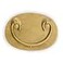Hardware Philosophy Oval Brass Drawer Pulls Set of 2 4 by