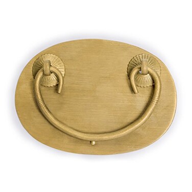 Hardware Philosophy Oval Brass Drawer Pulls Set of 2 4 by