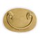 Hardware Philosophy Oval Brass Drawer Pulls Set of 2 4 by