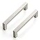Ravinte 55 Pack 5 Inch Kitchen Square Cabinet Handles Brushed Nickel Drawer Pulls for Cupboard Hardware