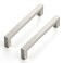 Ravinte 55 Pack 5 Inch Kitchen Square Cabinet Handles Brushed Nickel Drawer Pulls for Cupboard Hardware