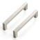 Ravinte 55 Pack 5 Inch Kitchen Square Cabinet Handles Brushed Nickel Drawer Pulls for Cupboard Hardware
