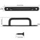 Fulushouxi 2 Pcs Barn Door Handles Sliding Door Pull Handles Stainless Steel Closet Cabinet Door Handles Pulls with Plates for Cupboard Cabinet Wardrobe Drawer Shed Pull Handles 192mm756 inch Black