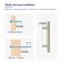 Ravinte Hardware 5 Pack Cabinet Handles with 3 Inch 76mm Hole Center Brushed Nickel Cabinet Pulls Stainless Steel Drawer Pulls Kitchen Knobs for Dresser Drawer 5 Inch Overall Length