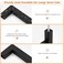 Probrico 5 Pack Black Kitchen Cabinet PullsStainless Steel 10inch Hole Centers Cabinet HandlesSquare Corner Bar Black Dresser Drawer Pull Handles