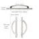 9BUILD 10 Pack 5 Inch Brushed Satin Nickel Kitchen Cabinet Handles Half Moon Cabinet Pulls Kitchen Handles for Cabinets Cabinet Hardware Nickel Dresser Pulls Drawer Handle