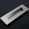 Aibeli 4 Pack Pocket Door Handles Sliding Closet Pulls 59 Flush Barn Door Pulls Brushed Nickel Closet Finger Pulls SUS 304 Rectangular Recessed Handles
