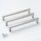 Aibeli Cabinet Handles Brushed Nickel 10 Pack8 Inch Hole Center 203mm Square Cabinet Pulls Drawer Handles Stainless Steel Cupboard Handles Modern Kitchen Cabinet Hardware