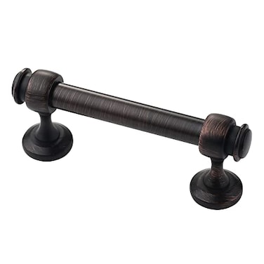 Alzassbg 10 Pack Oil Rubbed Bronze Cabinet Pulls 3 Inch76mm Hole Centers Cabinet Handles Kitchen Hardware Straight Bar for Cabinets and Drawer AL3082ORB