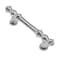 Alzassbg 10 Pack Polished Chrome Cabinet Pulls 3 Inch76mm Hole Centers Vintage Kitchen Hardware Cabinet Handles AL3085CP