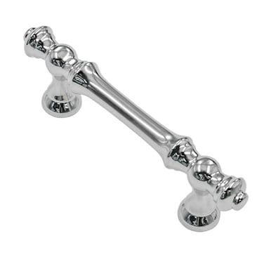 Alzassbg 10 Pack Polished Chrome Cabinet Pulls 3 Inch76mm Hole Centers Vintage Kitchen Hardware Cabinet Handles AL3085CP