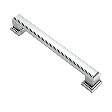 Alzassbg 10 Pack Polished Chrome Cabinet Pulls 5 Inch128mm Hole Center Cabinet Handles Kitchen Pulls for Cabinets and Drawer AL3071CP