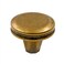 Alzassbg 6 Pack Antique Brass Cabinet Knobs 114 Inch Diameter Round Kitchen Knobs for Cabinets and Drawers AL6104AB